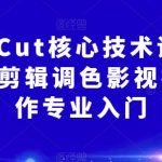 FinalCut核心技术课，FCP基础剪辑调色影视视频制作专业入门