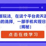 老项目新玩法，在这个平台卖天涯神贴才是最正确的选择，一部手机实现日入1000+【揭秘】