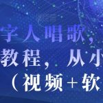 AI数字人唱歌，保姆级AI教程，从小白到专家（视频+软件）