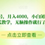 靠英文书单号，月入4000，小白闭眼入，保姆式教学，无脑操作就行了【揭秘】