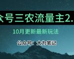 (10月)三农流量主项目2.0——精细化选题内容，依然可以月入1-2万