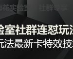 梅花实验室社群连怼玩法第五期，视频号连怼玩法最新卡特效技术