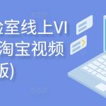 电商实验室线上VIP，淘系淘宝视频课(全面版)