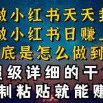 都知道小红书能引流私域变现，可为什么我能一天引流几十人变现上千，但你却频频封号违规被限流【揭秘】