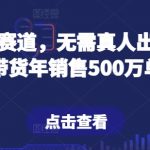 抖音零食赛道，无需真人出镜，直播带货年销售500万单【揭秘】