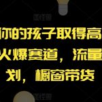 【恭喜你的孩子取得高位】AI视频号火爆赛道，流量分成计划，橱窗带货【揭秘】